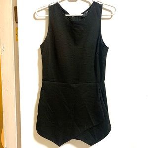 Aqua Black Romper
